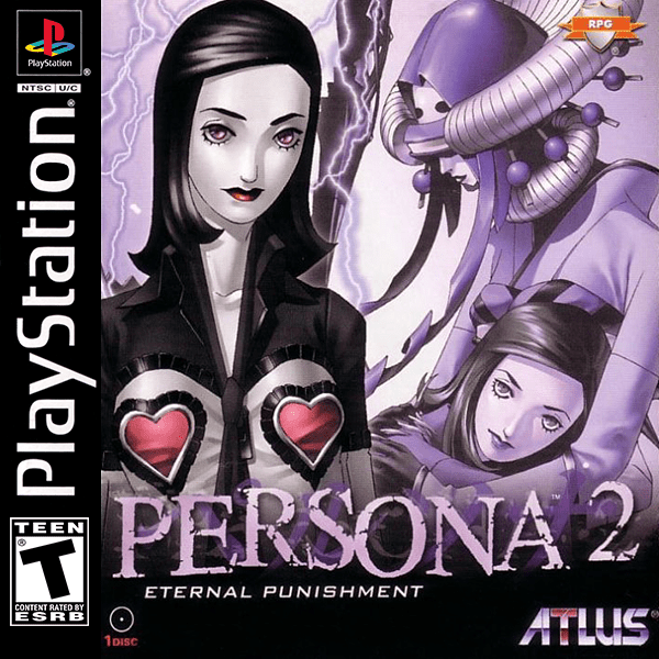 Persona 2 Eternal Punishment box art for Playstation